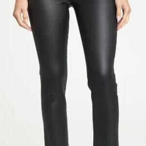 Daze Brown Faux Leather Pants size 28